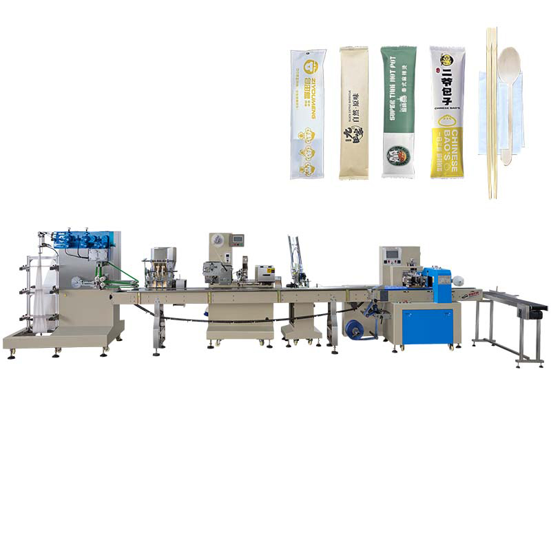 Automatic Tableware Four-piece Set Packaging Machine